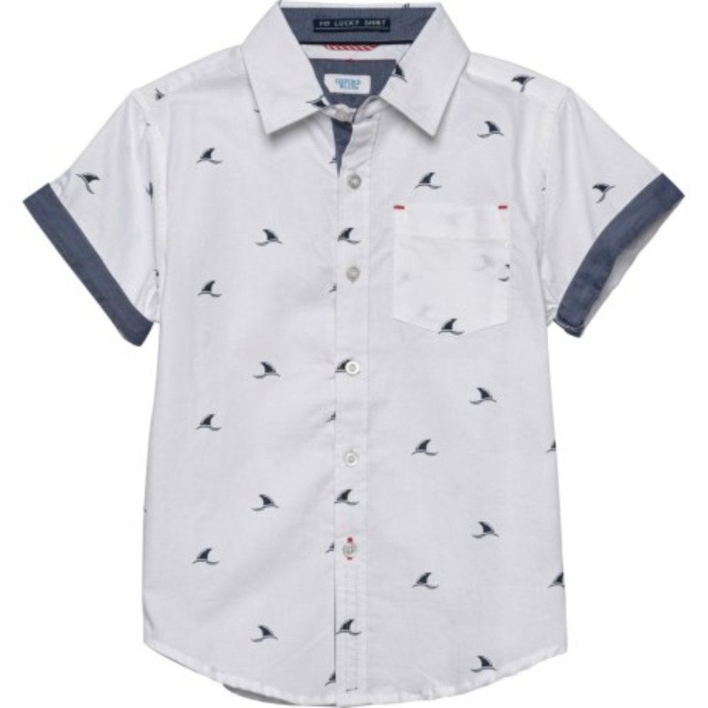 Rebel James & Charlie Shark Fin shirt 100% Cotton